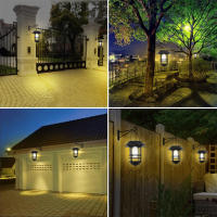 Lámpara De Pared Solar Exterior IP65 Impermeable LED Para Porche Jardín Decoración De Balcón Terraza Iluminación Luz De Parede - details 13