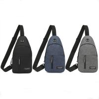 Bolso Cruzado De Tela Oxford Para Hombres Nueva Moda Bolsa De Pecho Portátil Y Estilosa Bolsa De Hombro Casual - details 10