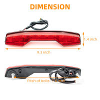 Luz De Freno Trasera LED Para ATV Suzuki LT-R450 LT-R450(Z) LTR450 QUADRACER 2006-2011 Asamblea De Luz De Caudalimetro Material ABS + PC - details 1