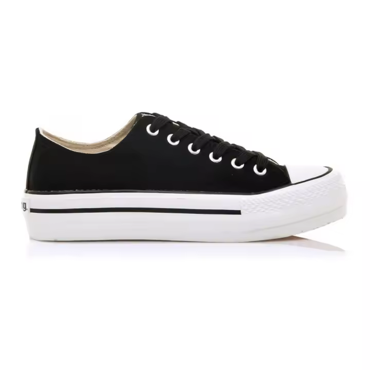 Zapatillas Mujer Mustang Canvas Negro 60173 Canvas Negro Zapatillas Mujer Mustang - 1