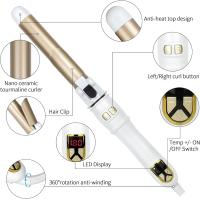 Mezclador De Pelo 28mm Automático Para Ondas Grandes Y Rizos Internos Mejor Curling Wand Profesional 2024 Con Control Digital De Temperatura - details 21