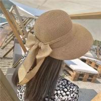 Sombrero De Paja Con Lazo Protección UV Sombrero De Playa Panamá Transpirable Moda Verano Casual Para Mujer Gran Alas - details 4