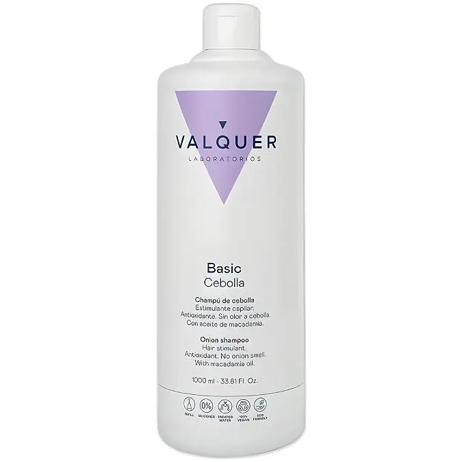 Valquer Champú Cebolla 1000 Ml para Cabello Sano y Brillante con Acción Seborreguladora - 1