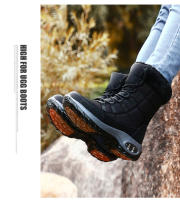 Botas De Invierno Para Mujer Calidad Superior Cómodas Y Seguras Para Caminar Botas De Nieve Con Cordones Impermeables Talla 36-42 - details 18