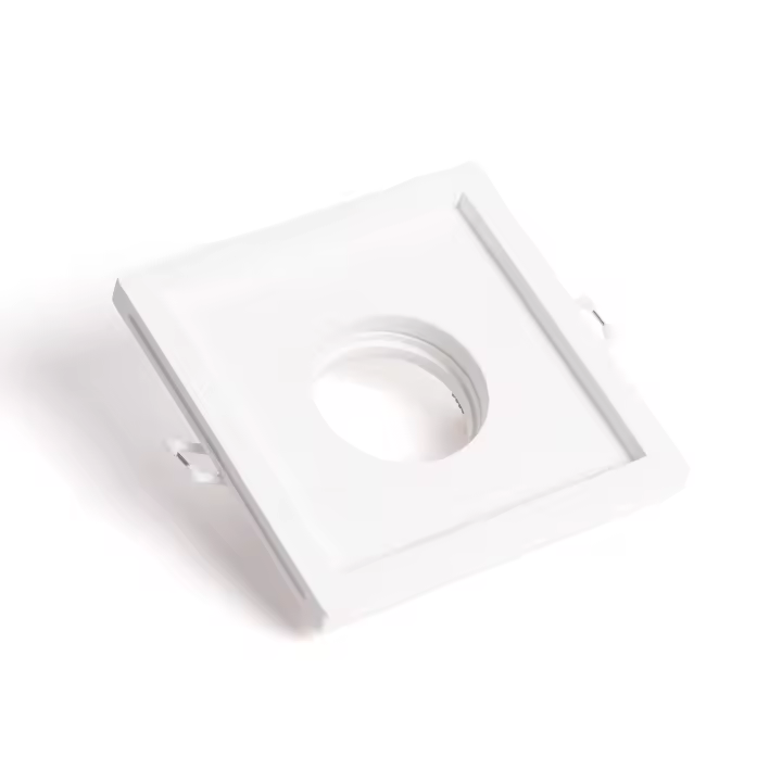 Ledkia Aro Downlight Integración Escayola/Pladur para Bombilla LED GU10 / GU5.3  Corte 125x125 mm UGR17 Blanco - 1