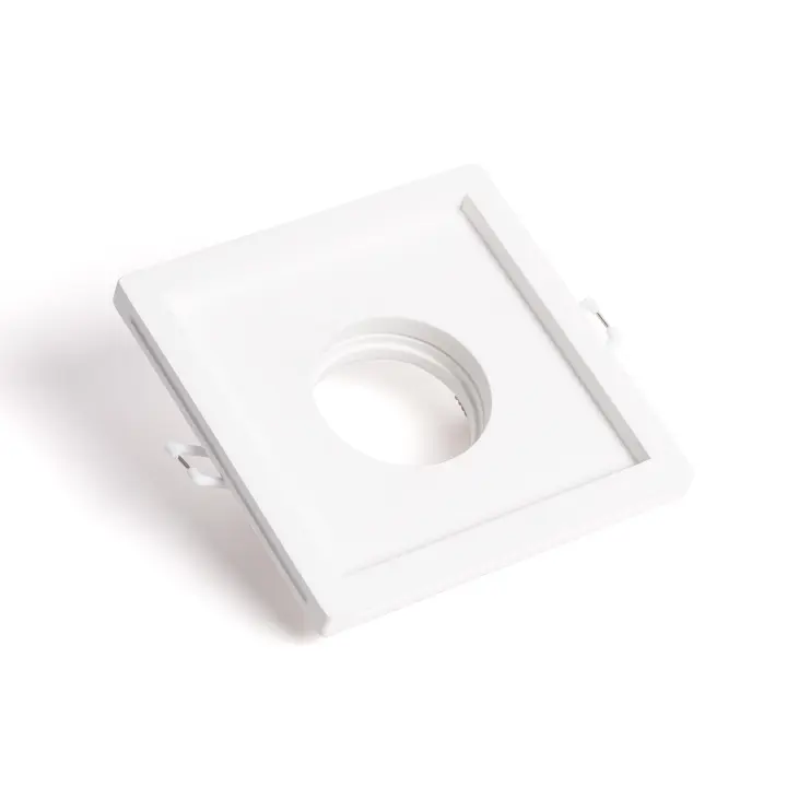 Ledkia Aro Downlight Integración Escayola/Pladur para Bombilla LED GU10 / GU5.3  Corte 125x125 mm UGR17 Blanco - 1