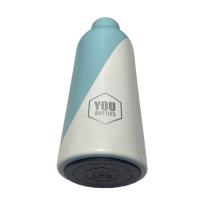 Botella Pryse de Acero Inoxidable 500ml con Base de Silicona - Blanco/Azul Cielo - details 2