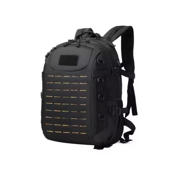 Mochila Táctica Militar Negro 35L para Actividades al Aire Libre - Ideal para Ciclismo, Montaña, Senderismo, Camping y Trekking - Unisex - 1