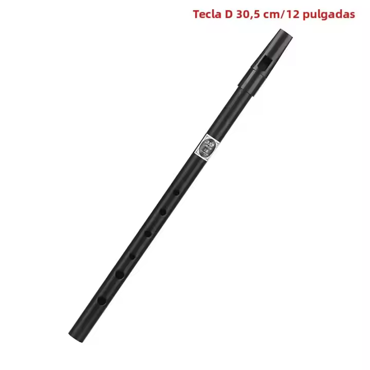 Flauta Irlandesa De 6 Agujeros Clave C/D Whistle De Latón Instrumento Musical Para Principiantes Accesorios De Viento - 1