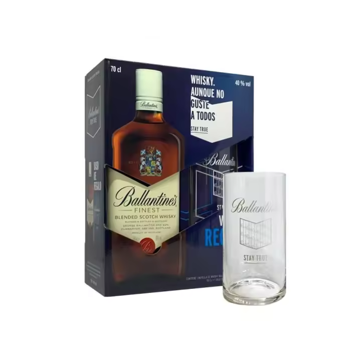 Estuche Ballantine's + Vaso - 1