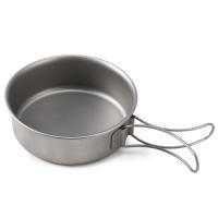 Lixada Tazas De Titanio Ultraligeras Para Camping Y Viajes Con Asas Plegables Utensilios De Cocina Al Aire Libreware De Mesa - details 1