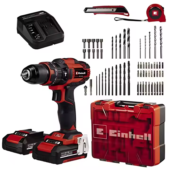Taladro Atornillador Percutor Einhell TE-CD 18/40 Li-i +64 Power X-Change - 1