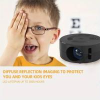 Mini proyector de vídeo, proyector portátil 1080P compatible con USBteléfono Android, dispositivos tecnológicos, proyector para exteriores, mini TV para el hogar/camping/viajes/fiesta, artículos geniales, regalos de cumpleaños personalizados - details 6