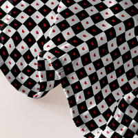 Sábana Ajustada Moderna Y Simple En Color Mate Con Diseño De Corazón Geométrico Para Dormitorio Sin Almohadillas Incluidas - details 5