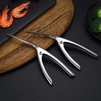 Herramienta De Cocina Acero Inoxidable Pelador De Camarones Línea Cortadora Para Limpieza De Camarones Y Langosta Herramienta De Mariscos - details 3