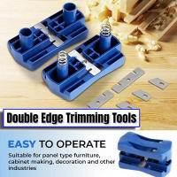 Máquina De Enbande Lateral De Madera Doble Herramienta De Carpintería Manual Para Madera PVC Madera De Plywood Muebles Trimmer De Cabeza Y Cola - details 4