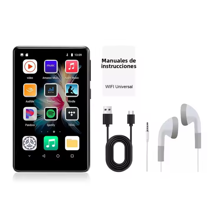 Reproductor MP3 WiFi Nuevo 2024 De 3.6 Pulgadas Con Bluetooth 5.0 Android 8.1 Spotify Pandora Streaming De Música Android - 1