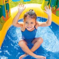 INTEX - Centro juegos hinchable 249x191x109 cm, hinchable de dinosaurio, con dispensador de agua, con tobogán, 212 litros, Hasta 81 kg - details 4