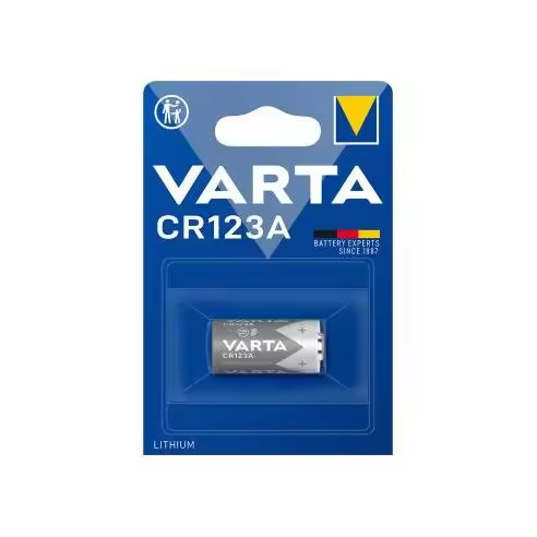 VARTA Pila VARTA Lithium CR123A 3V - Ø17x34,5mm - No Recargable - 38445 Pila de lithium Pilas / Baterías / Cargadores Pilas AAA - 1