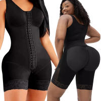 Faja Colombiana Para Mujer Modeladora De Abdomen Cero Lencería Sexy Con Tirantes Reductora Y Moldeadora De Cuerpo Firmeza Alta Material De Poliéster Y Spandex - details 2