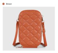 Bolso Cruzado De Hombro Único Moda Para Mujer Mini Versátil Con Posición Para Tarjetas Y Llaves Estilo Clásico PU Con Costura Decorativa - details 12