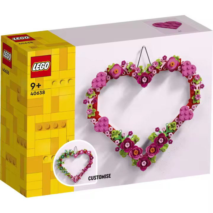 LEGO - CORAZÓN DECORATIVO, 40638, TIENDA CON LICENCIA OFICIAL - 1