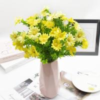 1pc/5pcs Arreglo De Flores Artificiales En Estilo Margarita Para Decoración De Hogar Accesorios De Jarrones Para Bodas Y Fotografía Propiedades Falsas De Plantas - details 4