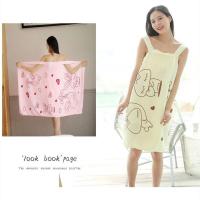 Toalla De Baño Rápida Para Mujer Y Dama Vestido De Playa Spa Nocturno Textil Doméstico Absorción Rápida Microfibra - details 1