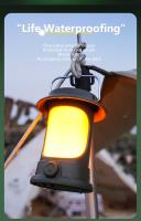 Lámpara De Camping Retro Portátil Lanternas Solares/Carga Tipo-C Luz De Emergencia Para Colgar En La Tienda De Acampar Y Escalada Al Aire Libre Jardín - details 12