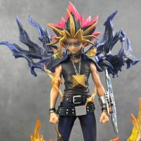 Figura De Anime 28cm Yugi Muto Duel Monsters Monstruos De Cartas PVC Estatua Coleccionable De Modelos Decoración Juguetes Regalos De Navidad - details 6