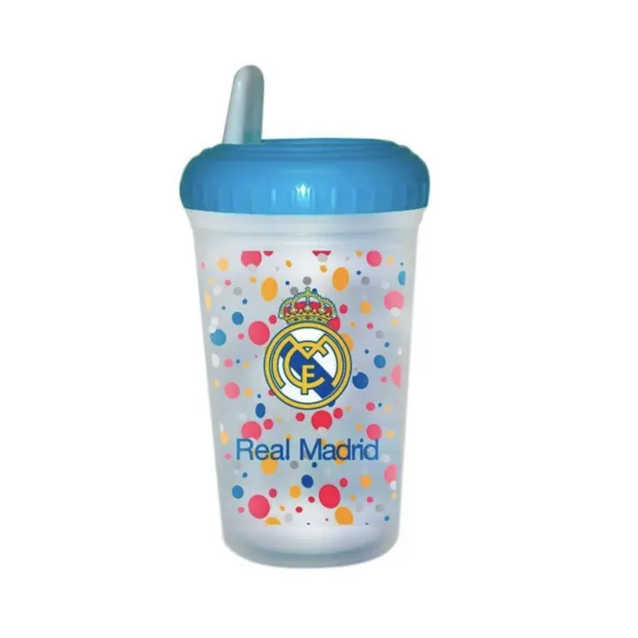 Real Madrid C.F. niño Vaso entrenamiento 300ml , doble pared aislante. Producto Oficial,Original - 1