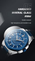 Reloj De Pulsera Para Hombre NAVIFORCE 2023 Acero Inoxidable Militar Casual Resistente Al Agua Cuarzo Calendario Deportivo - details 12
