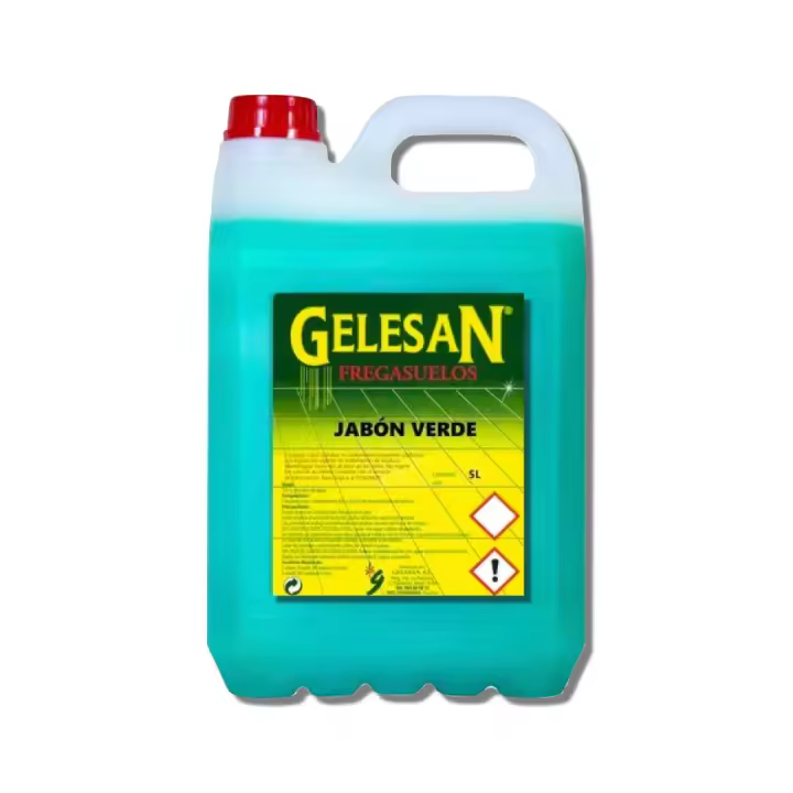 Limpiador de Suelos CIDAL Jabón Verde - 5L Efectivos y Neutro - 1