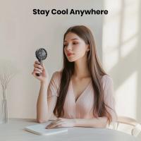 TOPK Mini Ventilador Portátil 1200 mAh – Ventilador de Mano Recargable USB con 3 Velocidades, Ideal para Viajes, Camping, Oficina y Uso Diario          Preguntar a ChatGPT - details 7