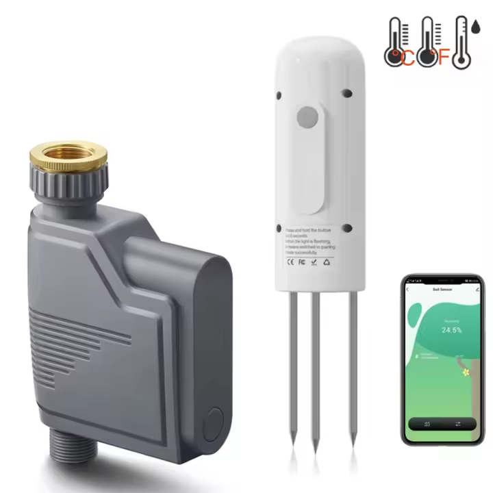 Controlador De Riego Inteligente Tuya Zigbee Con Timer Y Registramiento De Flujo De Agua Sistema De Riega Drip Compatible Con WiFi Y RF - 1