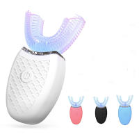 Cepillo De Dientes Eléctrico Recargable Profesional Con Cerdas Suaves U Forma Para Blanqueamiento De Dientes Set Impermeable Con Cepillo Automático Para Todas Las Edades - details 2