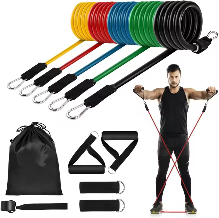Kit De Barril De Pilates Con Bandas De Resistencia Multifuncional Para Gimnasio Doméstico Portátil Ejercicios De Complejidad Baja Para El Cuerpo Completo - 1