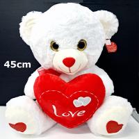 Peluche Osito Con Corazon LOVE 45cm,te amo te quiero,Día de San Valentín,cm,fespu - details 0