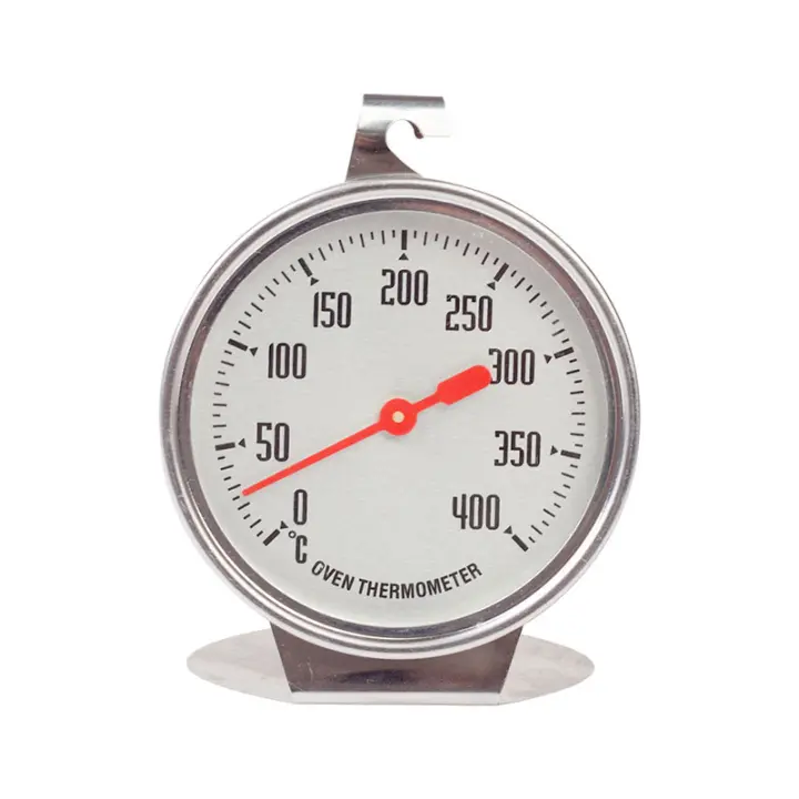 Termómetro De Horno De Acero Inoxidable 0-400 Grados Medidor De Temperatura Para Cocina BBQ Cocción Carne Y Alimentos Puede Colgarse O Stander Grande - 1