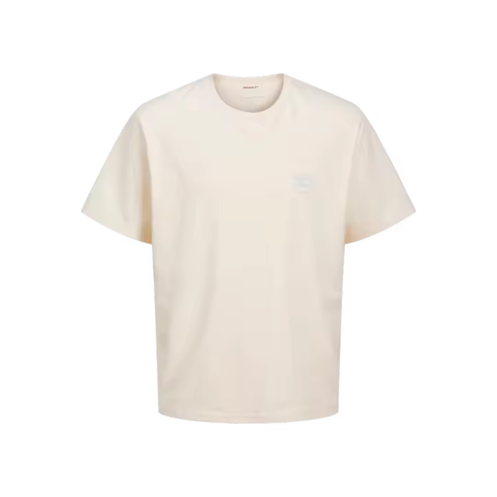 Jack & Jones Capulco Back Tee Camiseta Color Blanco Crema - Combinable, Suave Y Elástico - 1