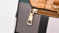 Mochila De Piel PU Pequeña Para Mujer Estilo Retro Cuadros Calidad Superior Viaje Mochila Escuela Bolsa De Hombro Moda - details 26