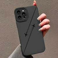 Funda De Teléfono De Alta Calidad Con Patrón De Avión Para iPhone 15 pro Max 14 13 12 11 XS XR X 7 8 plus SE 2020 Mini Resistente a Los Golpes Suave Con Bumper - details 3