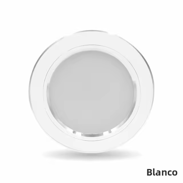 Spot De Techo Recubierto Redondo LED De Alta Brillo 220V 5W 9W 12W 15W 18W Para Comercio Y Habitación Interior Luz Bajo Techo Ajustable Sin Dimmer Material Aluminio - 1