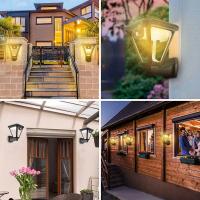 Lámpara Solar De Sensor De Movimiento 1/4 Pcs Luz Exterior Impermeable Doble Propósito Para Jardín O Porche Farol De Césped Y Espejo De Pared - details 3