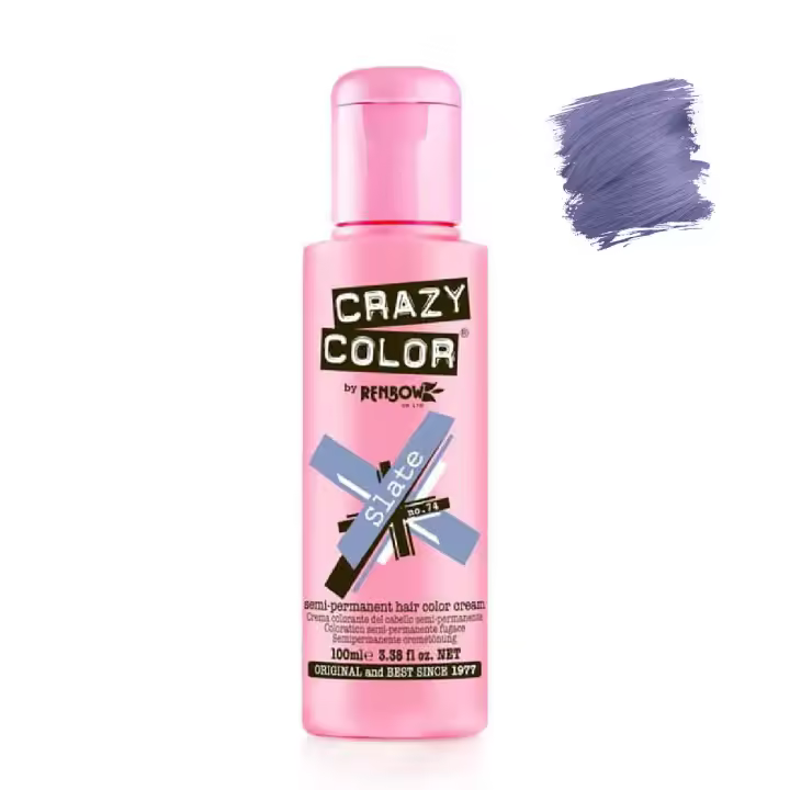 Tinte Semi Permanente sin Amoniaco 100ml: 74 -  Slate - Crazy Color - 1