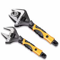 Llave Ajustable De Acero Inoxidable Universal Herramienta De Reparación De Plomería Para El Hogar Con Abertura Grande Y Alta Calidad - details 4