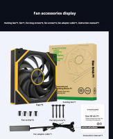 Ventilador De Torre Star Brick P1 Juego Leopardo Interstelar SE Bloque De Construcción Triple ARGB 12cm Para Computadora Con Conexión Inalámbrica - details 13