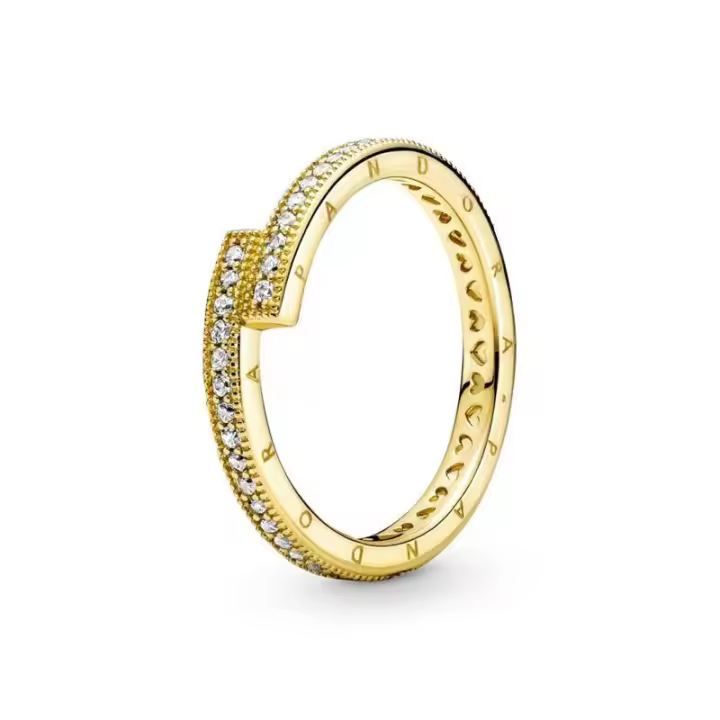 Anillo Pandora Superpuesto Brillante Oro 169491C01 - 1