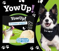 YOWUP! Pack 3 Yogures y 3 Helado Variados para Perros - Salmón Tartar, Pollo Manzana y Bacon Cake 110gr X 3 Unds, Yogur Natural, Pollo y Salmón 115gr X 3 - details 2