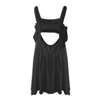 Vestido De Tenis Para Mujer Con Sujetador Integrado Y Short Vestido De Ejercicio De Moda Casual Con Cuello En V Y Manga Larga Vestido De Golf Mini De Verano - details 16